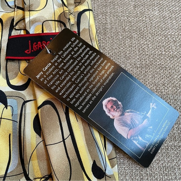 NWT J. Garcia Arches Limited Edition 2007 Silk Men’s Tie Grateful Dead Office - Picture 5 of 11